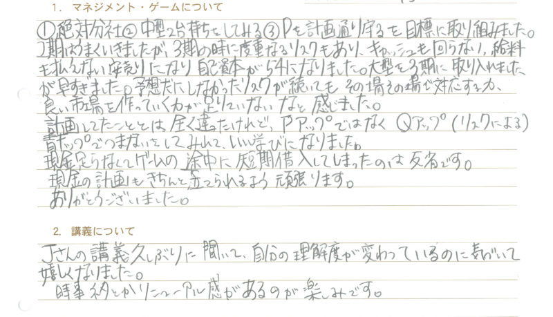 【MG感想】第26回萬集楼MGを振り返って